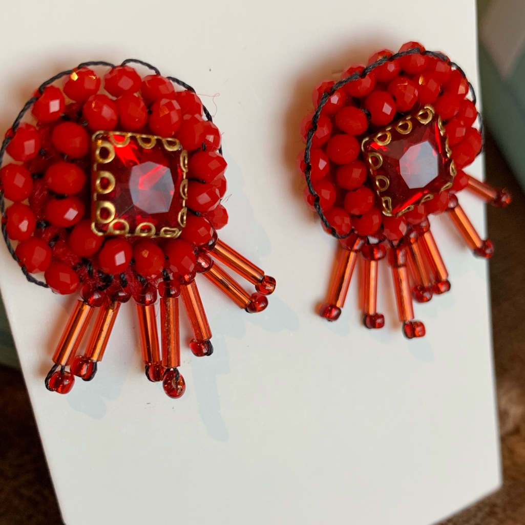 Ladybug Statemnr Earrings